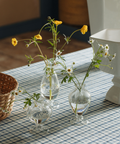 Violet Bud Vase Trio