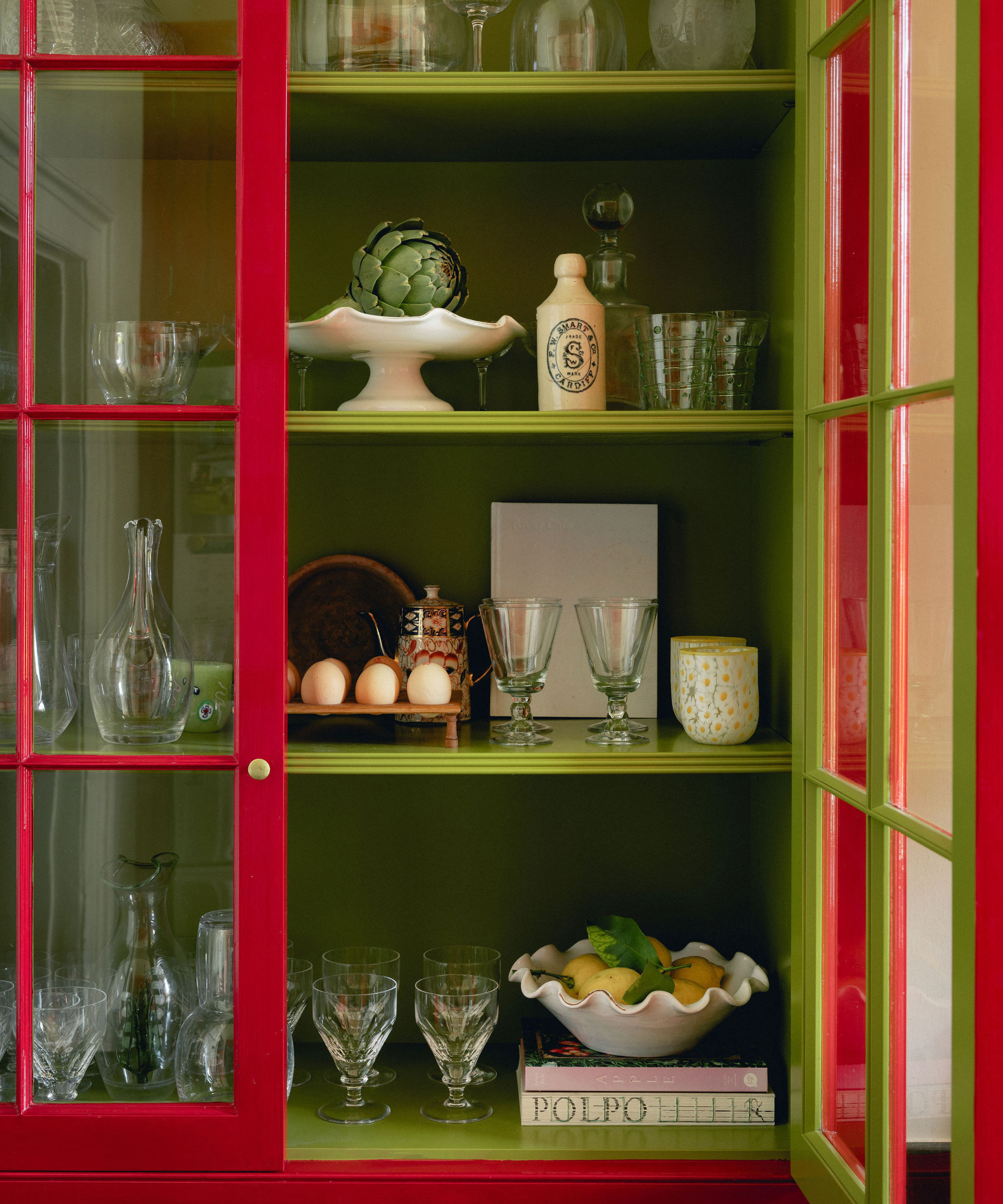 Pair of Elisa Tumblers, Green