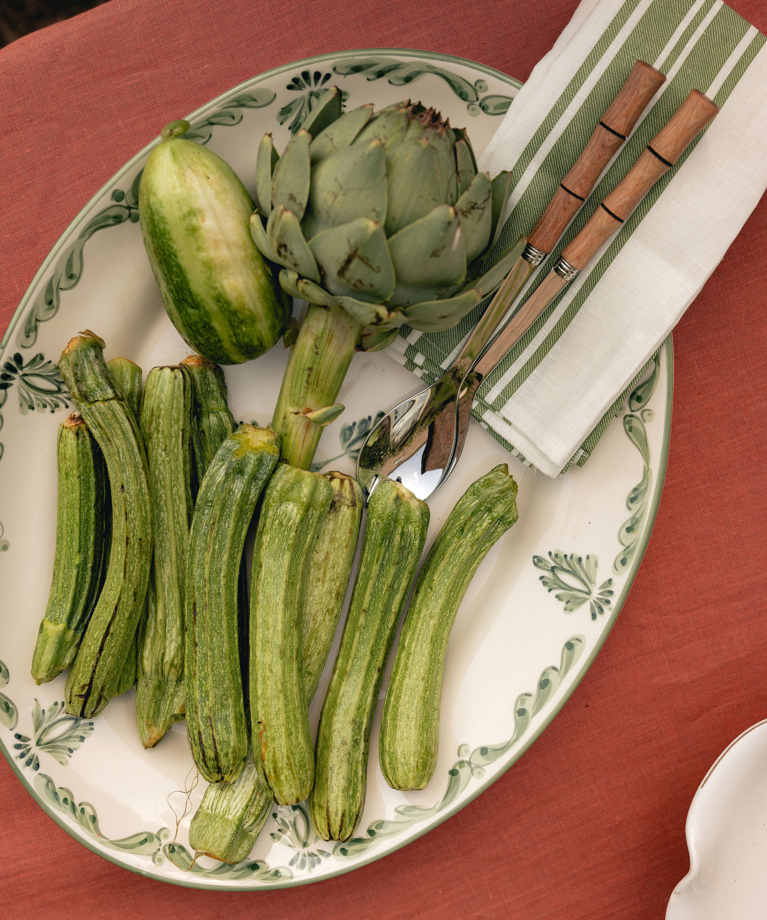 Natural Wood Salad Servers