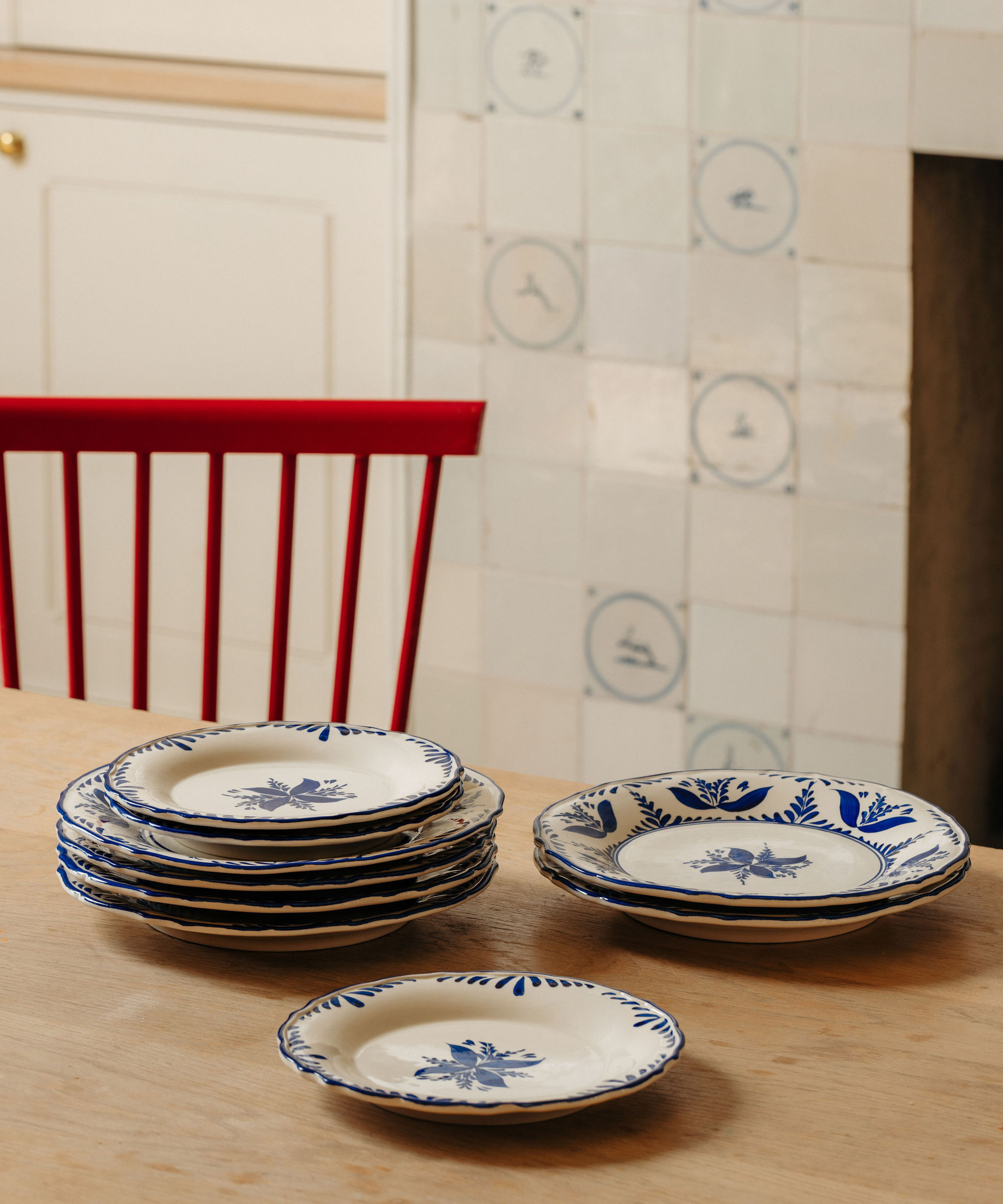 Ottilie Crockery, Blue
