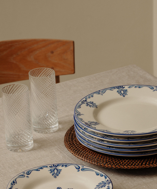 Julia Twisted Cut Crystal Glassware