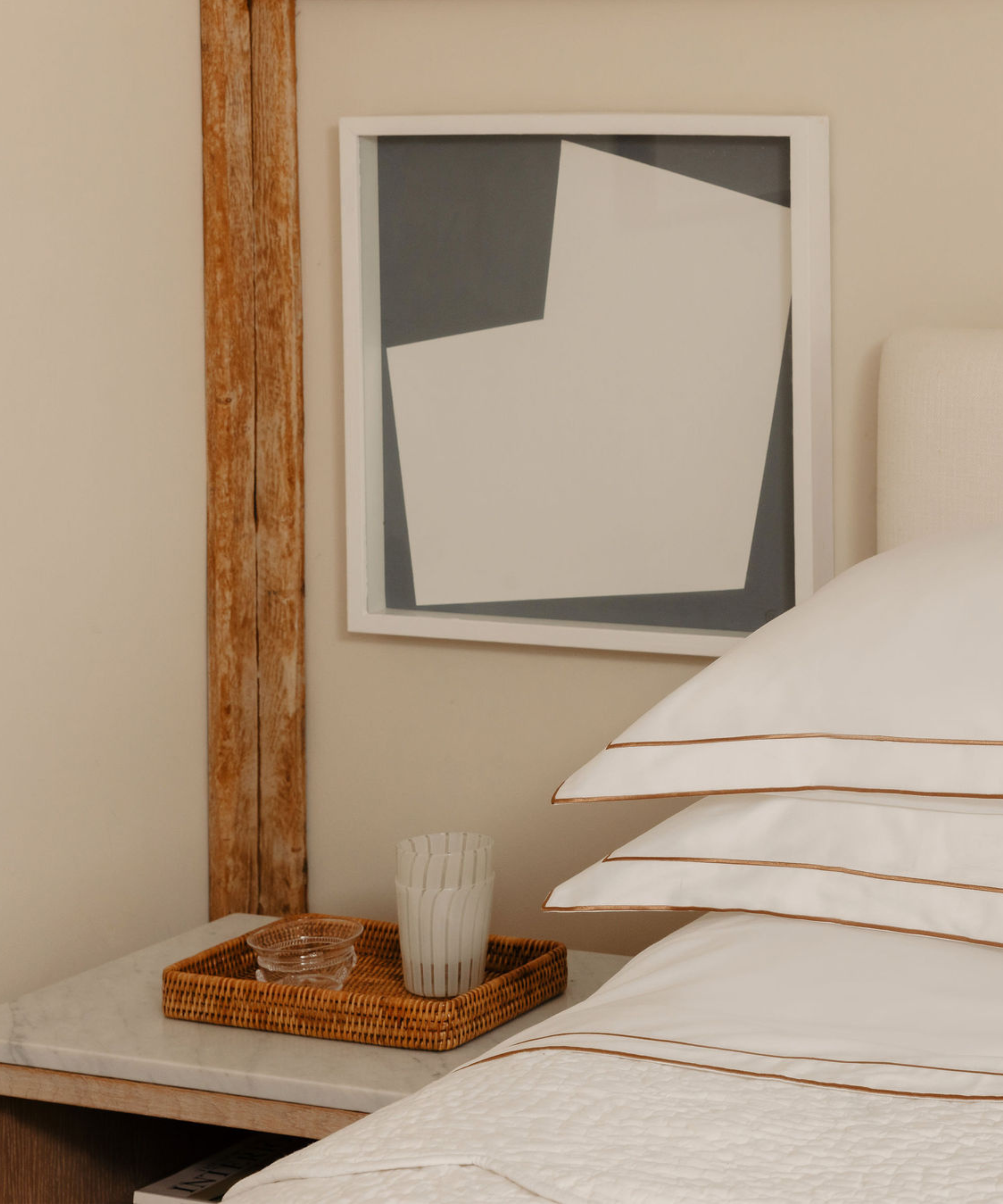 Frame Bed Linen, Bronzed Umber