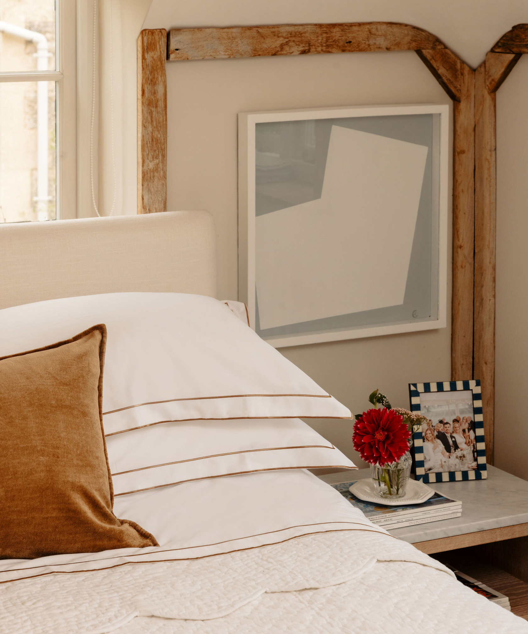Frame Bed Linen, Bronzed Umber