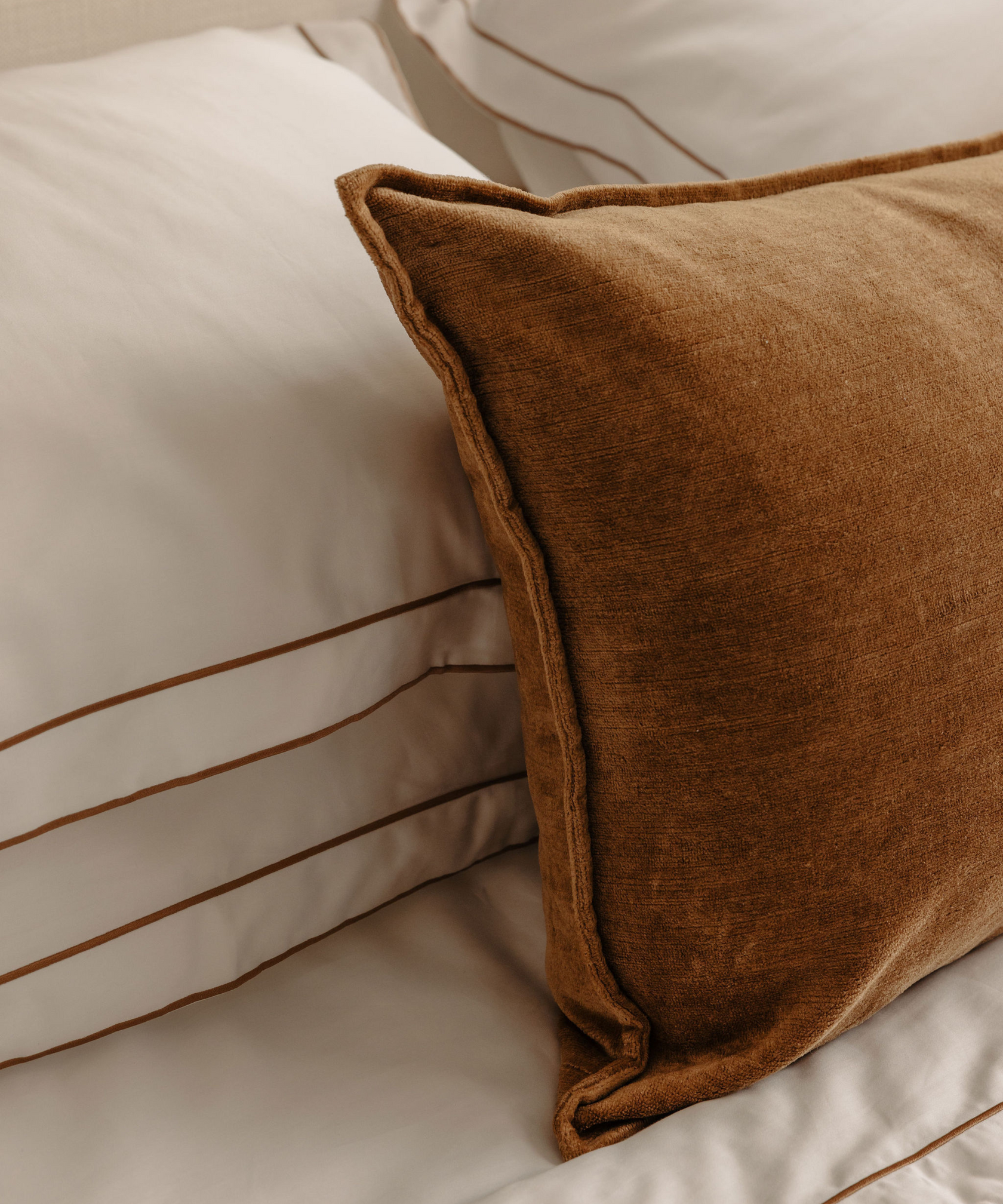 Frame Bed Linen, Bronzed Umber