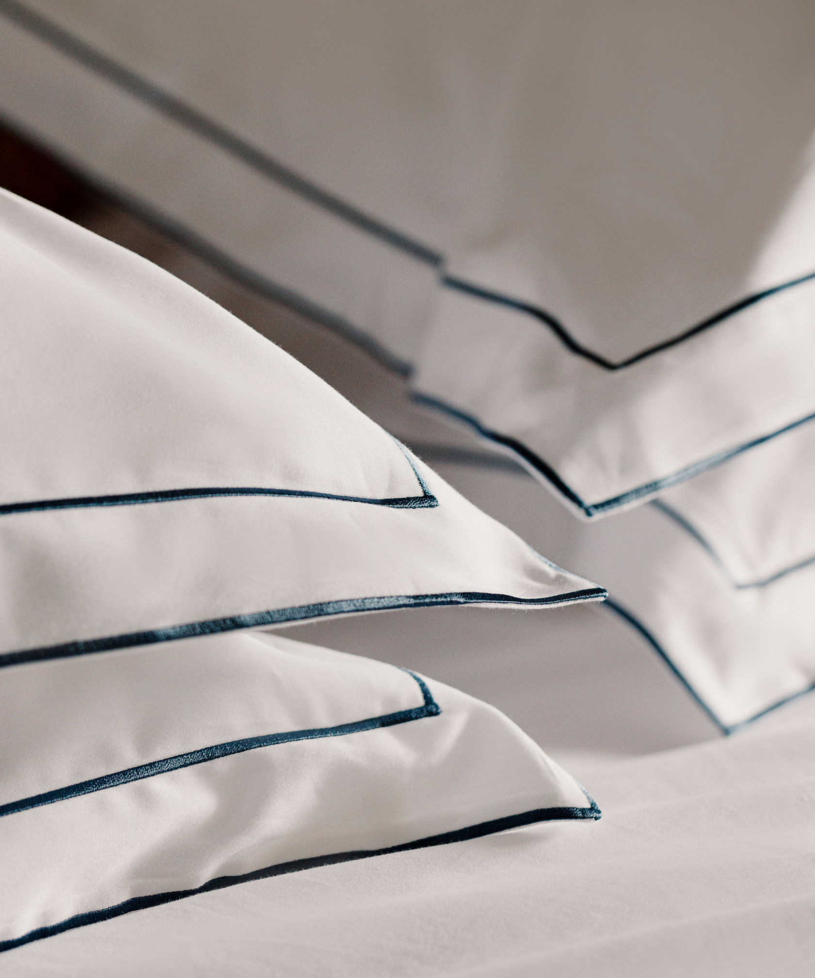 Frame Bed Linen, Steel Blue