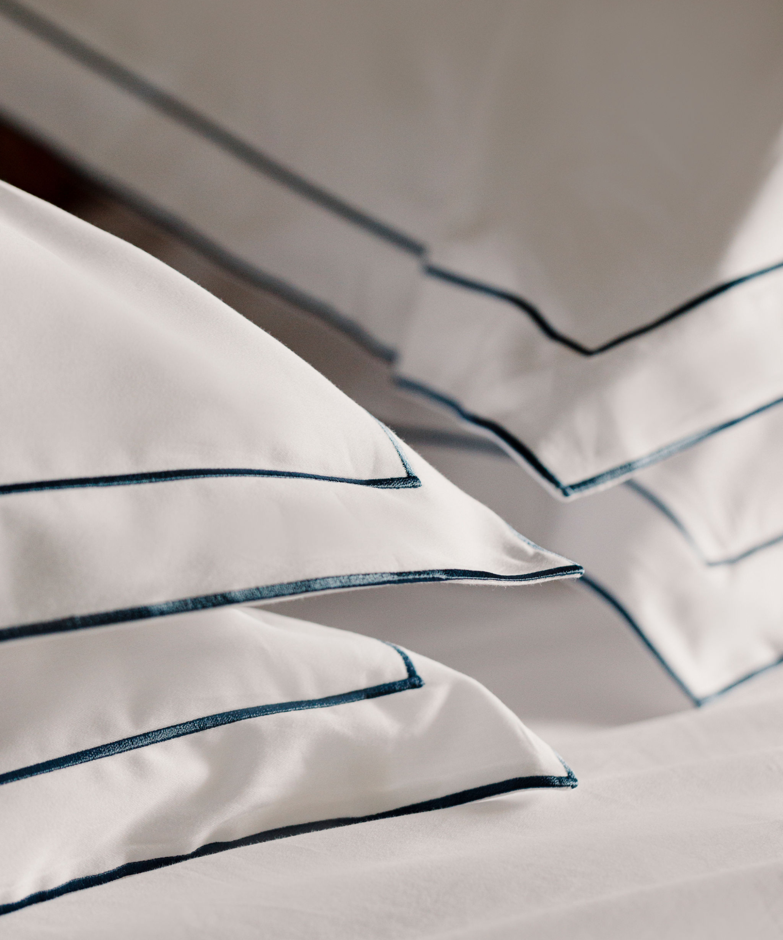 Frame Bed Linen, Steel Blue