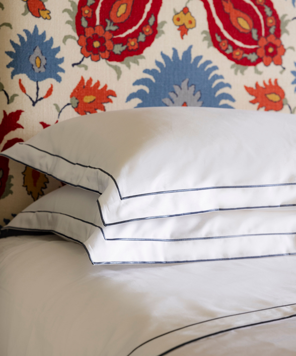 Frame Bed Linen, Steel Blue