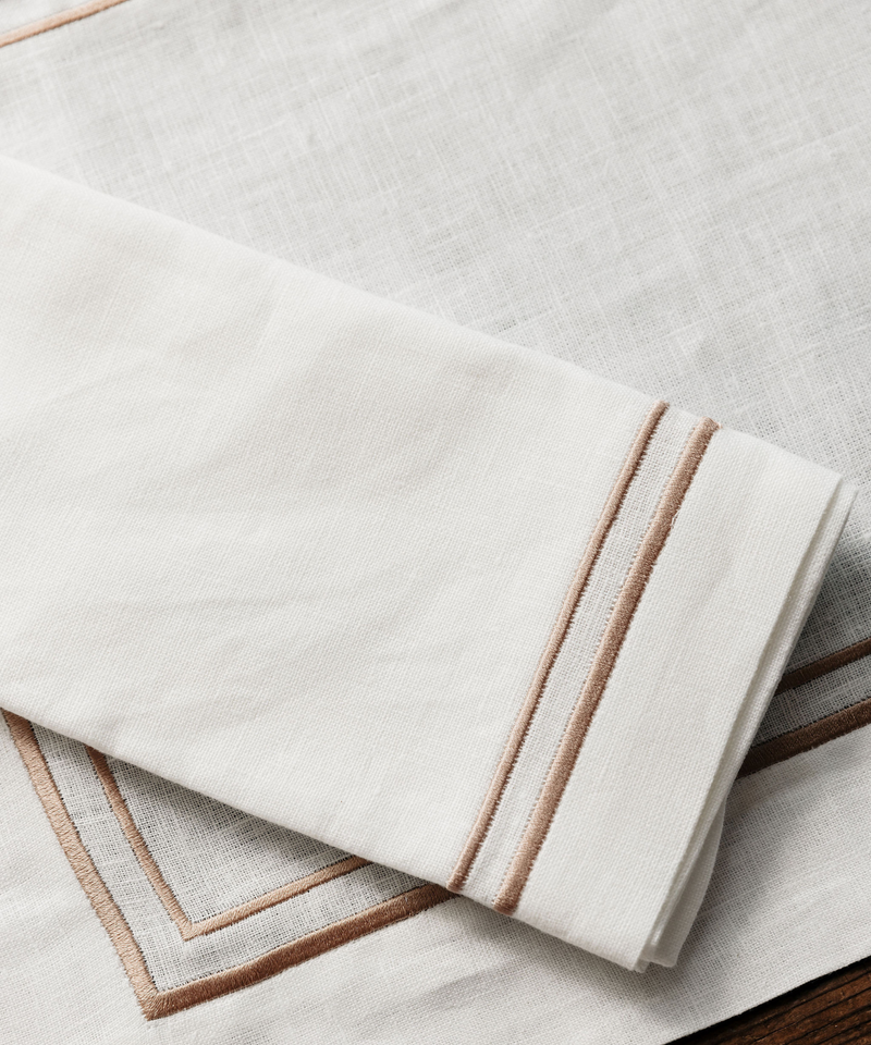 Sophie Classic Two Cord Napkin, Antique Gold