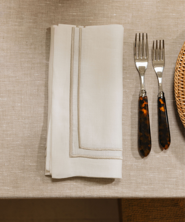 Sophie Classic Two Cord Napkin, Natural