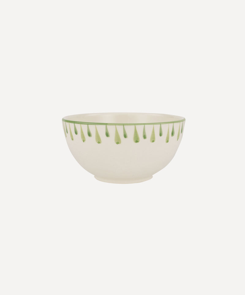 Rebecca Udall Elouise hand painted cereal bowl sage green