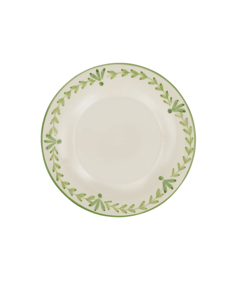 Elouise Dessert Plate, Green