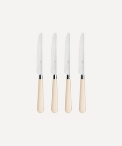 Set of 4 Classic Taper Knives, Ivory