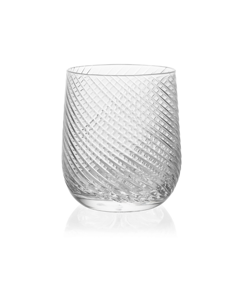 Rebecca Udall Julia Twisted Cut Crystal Tumbler Glass