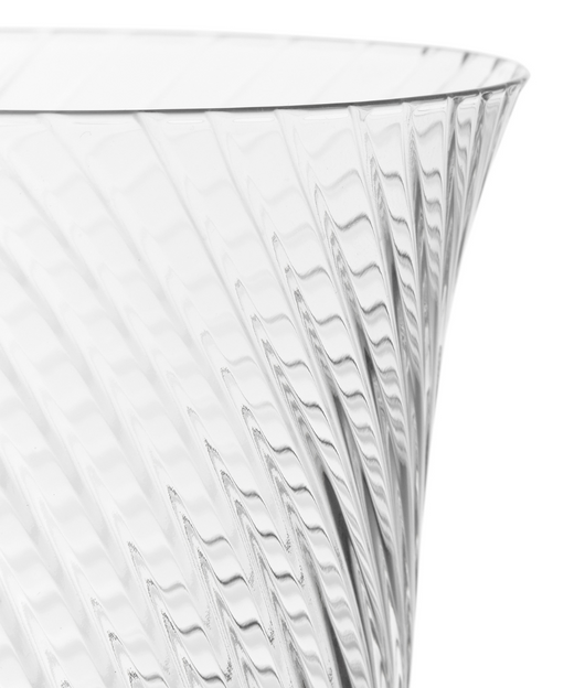 Rebecca Udall Twisted Cut Crystal Red Wine Glass, 3D Detailing