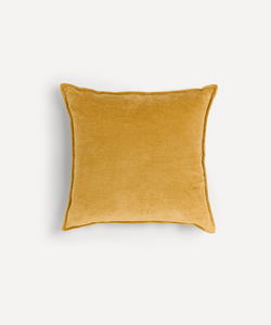 Rebecca Udall Linen Velvet Square Cushion, Yellow