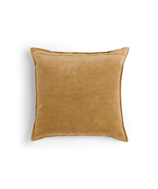 Rebecca Udall, Verity Linen Velvet Square Cushion, Brown Nougat