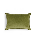 Rebecca Udall Linen Velvet Rectangular Cushion, Green 45x65