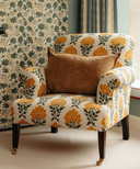 Rebecca Udall Linen Velvet Rectangular Cushion, Nougat Colour in Living Room