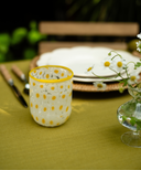 Daisy Millefiori Murano Glass Tumbler, Lifestyle