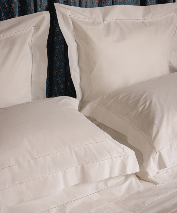Pair of Ines Hemstitch Pillowcases, Lifestyle Detail
