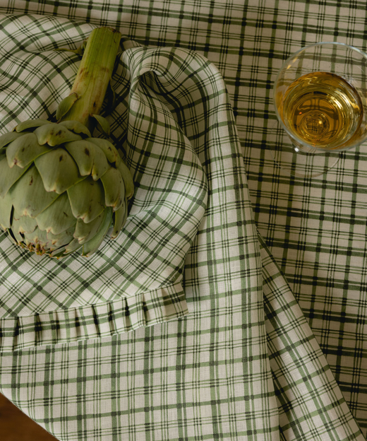 Remy Table Linens, Ivy, Detail