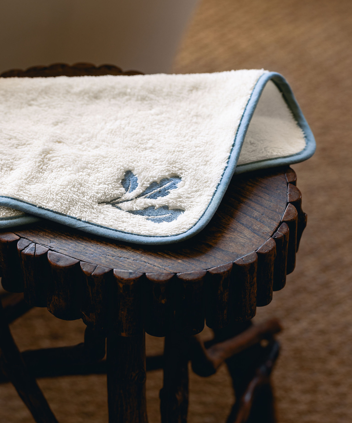 Oneta Face Towel, Embroidery Detail