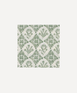 Rebecca Udall Chloe linen green floral napkin linen