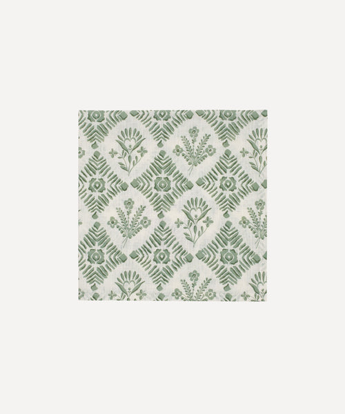 Chloe Classic Linen Napkin, Sage