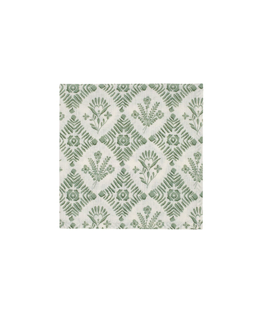 Rebecca Udall Chloe Classic Linen Napkin, Green