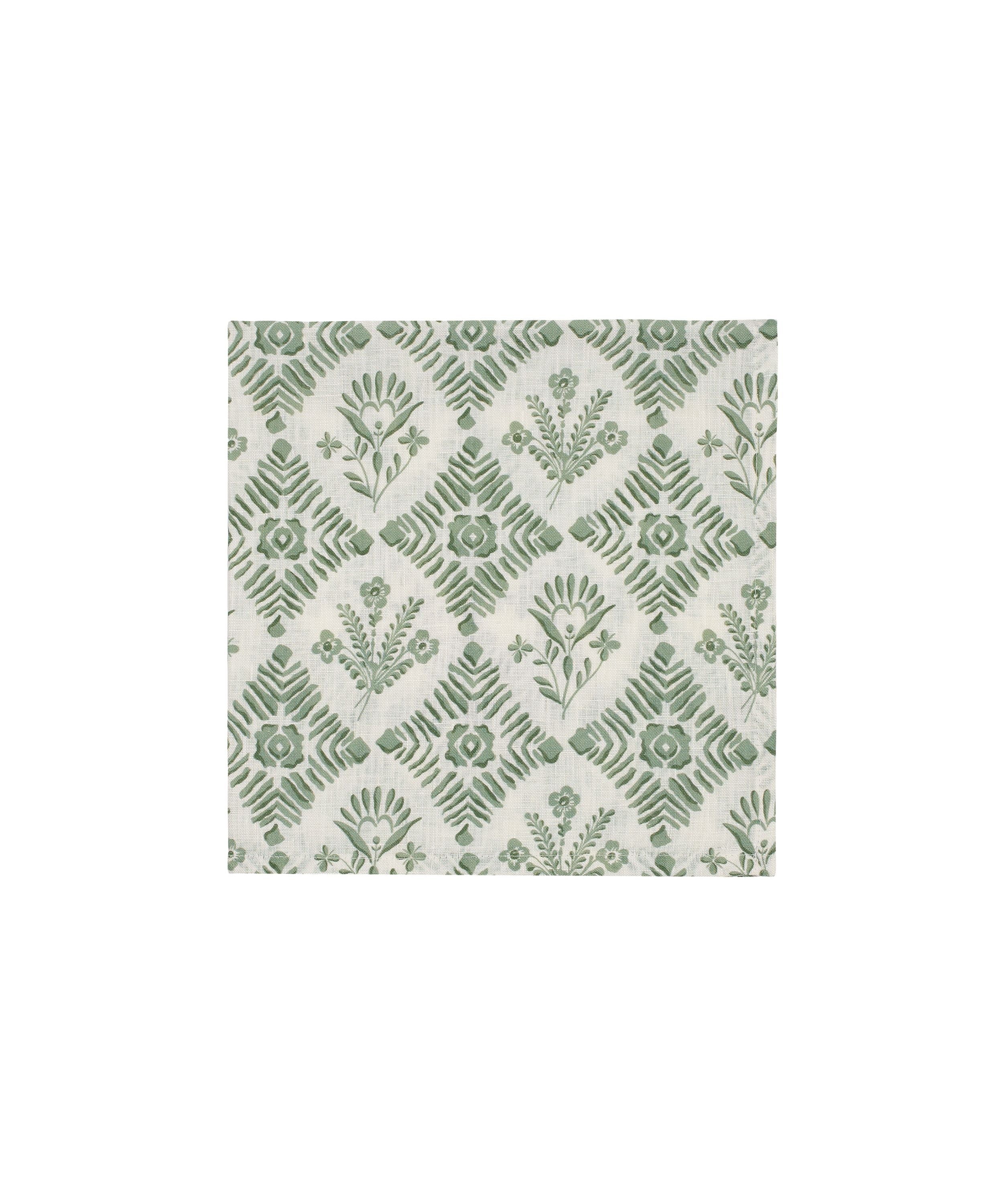 Rebecca Udall Chloe Classic Linen Napkin, Green