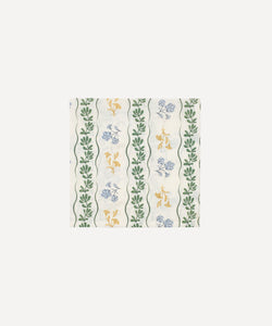 Rebecca Udall Margot Classic floral stripe linen napkin