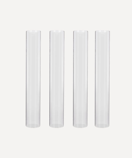 Set of 4 Tall Slim Candle Hurricane Covers