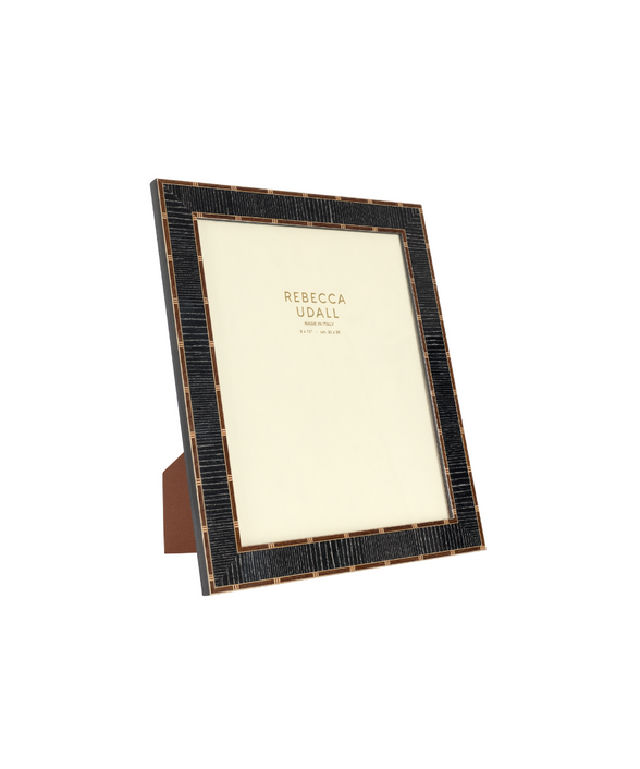 Traditional Angelica Black Photo Frame with Detailed Trim Edge, Rebecca Udall