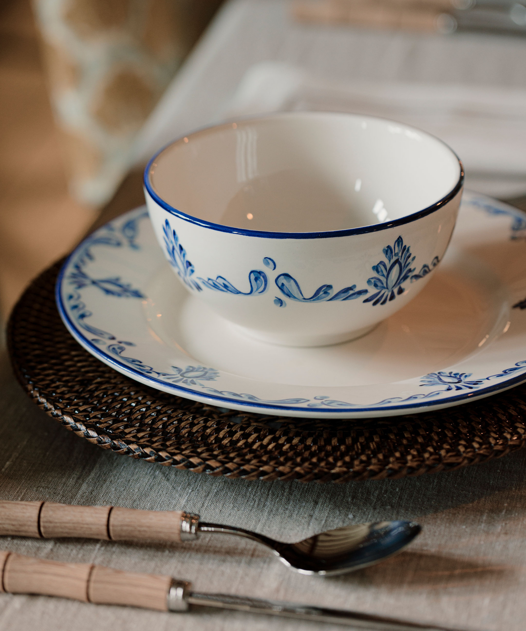 Eleanor Crockery, Blue
