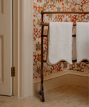 Pair of Amelia Scalloped Hand Towels, Taupe