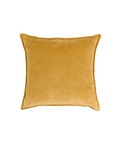 Rebecca Udall Linen Velvet Square Cushion Straw, Front