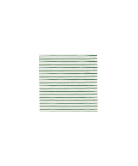 Rebecca Udall Victoria Striped Linen Napkin, Green