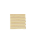 Victoria Striped Linen Napkin, Burnt Mustard