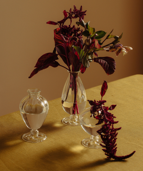 Violet Bud Vase Trio