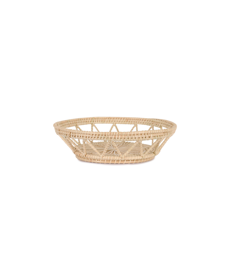 Rebecca Udall Zelda Medium Basket, Natural, White Background