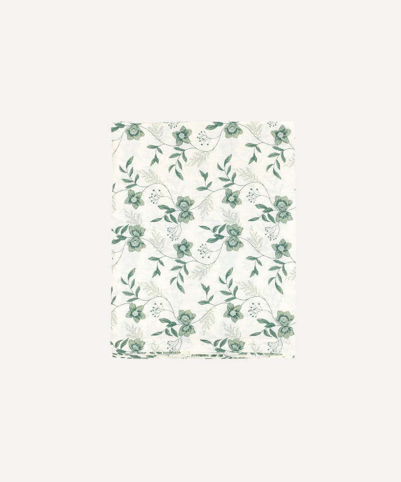 Hellebore Linen Tablecloth, Green