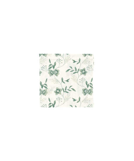 Rebecca Udall Floral Hellebore Linen Napkin, Green