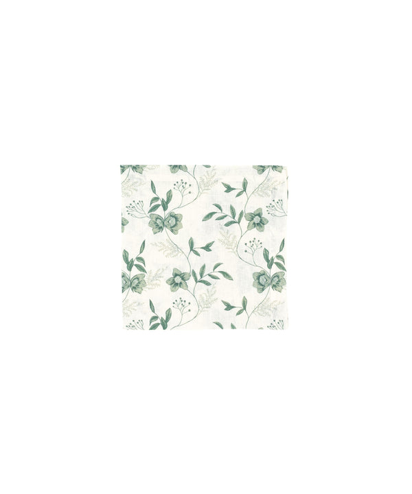 Rebecca Udall Floral Hellebore Linen Napkin, Green