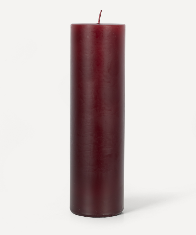 Rebecca Udall, Large Pillar Candles, Burgundy