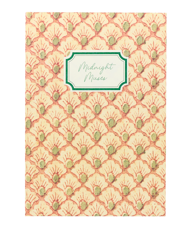 Rebecca Udall, Midnight Musings Notebook, Traditional Floral Fan Pattern Design 