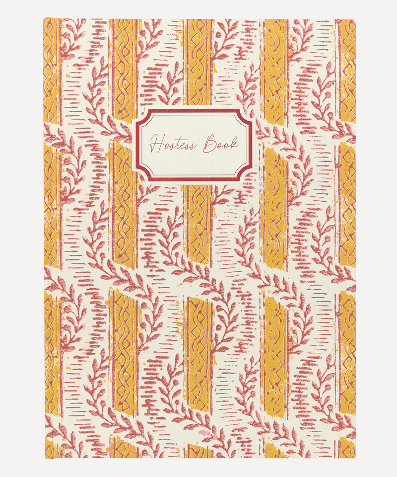 Rebecca Udall, Hostess Book Garland Red and Yellow Design 