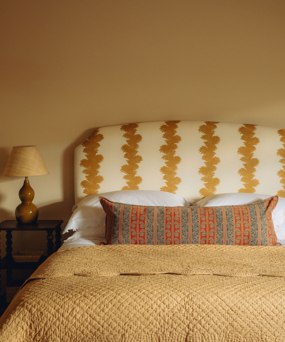 Genevieve Lumbar Cushion, Bedroom Lifestyle