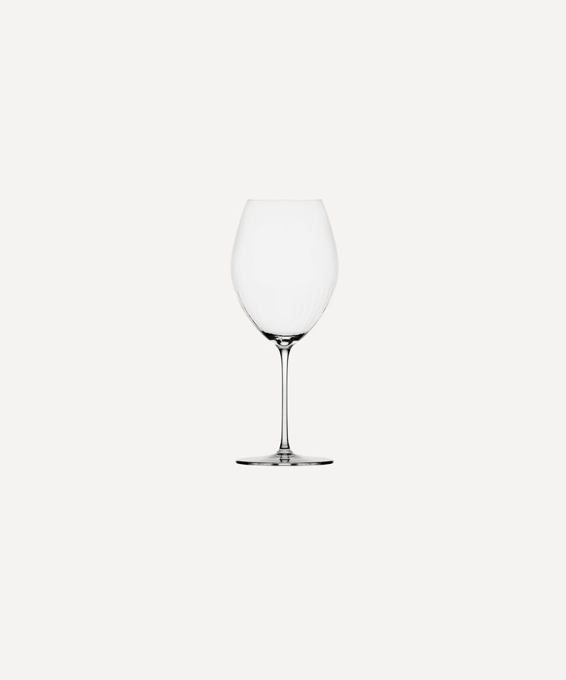 Set of 12 Stephanie Optical Wine Glasses