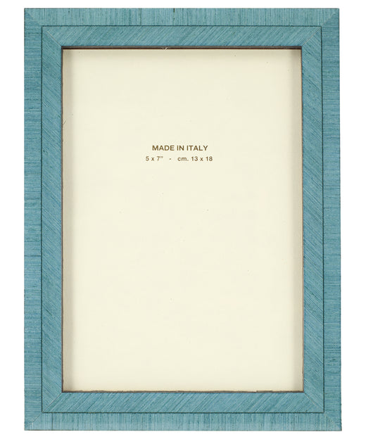 Rebecca Udall, Bianca Photo Frame Marquetry Photo Frame in Azure Turquoise Blue  5x7