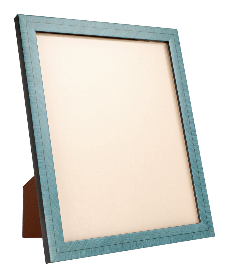 Bianca Photo Frame Marquetry Photo Frame in Azure Blue  8x10